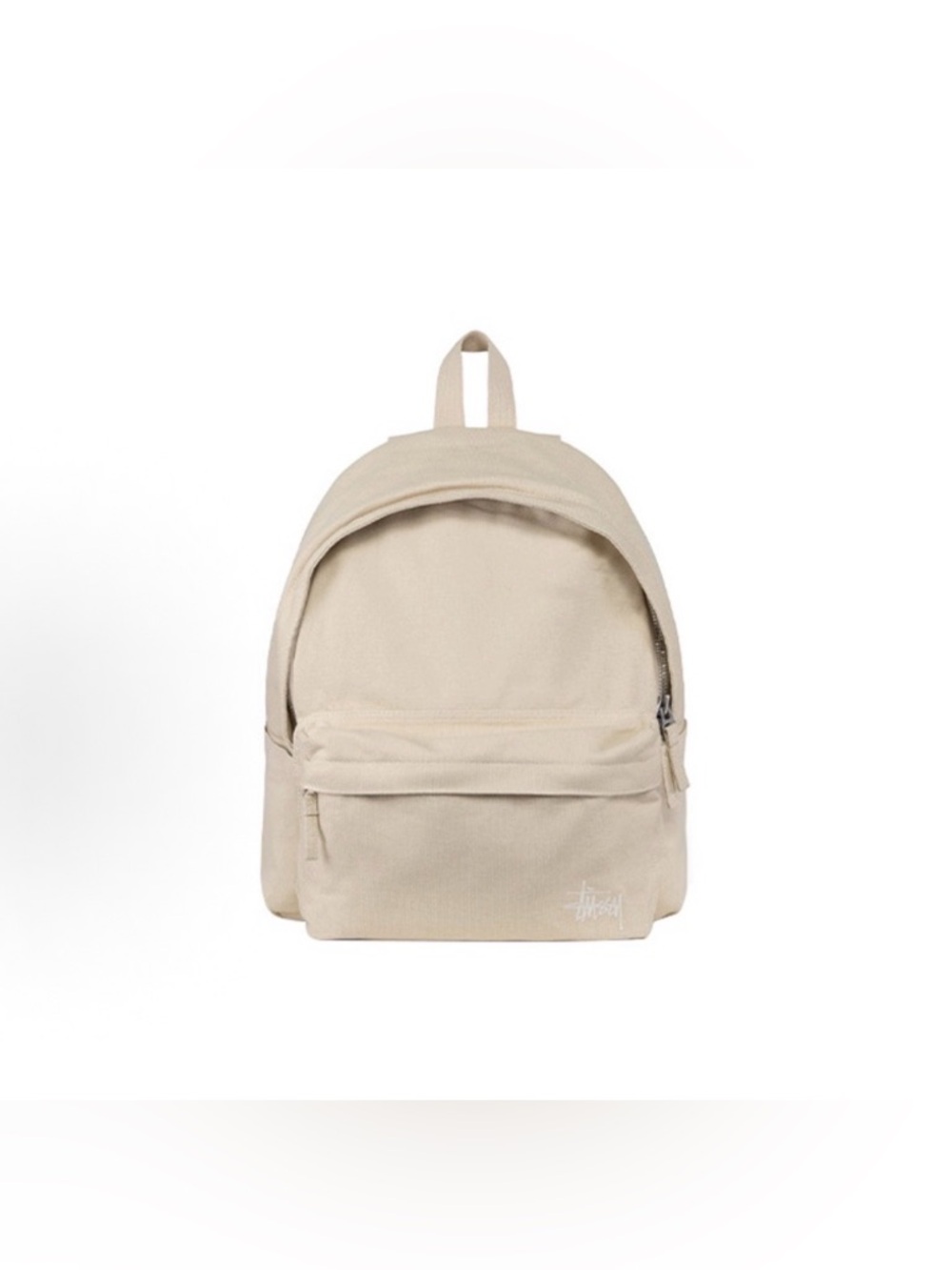 Stussy Cream Canvas Backpack - Minimal Streetwear Pack